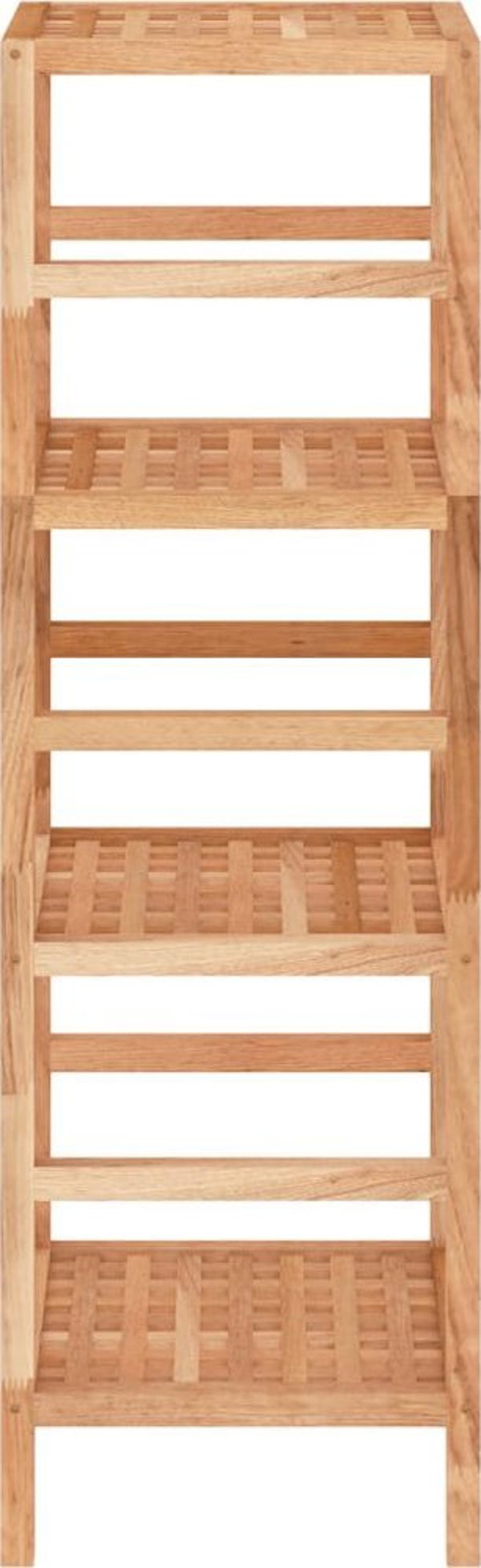 vidaXL Ράφι μπάνιου, 35,5x35,5x112,5 cm, ξύλο καρυδιάς