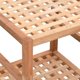 vidaXL Ράφι μπάνιου, 35,5x35,5x112,5 cm, ξύλο καρυδιάς