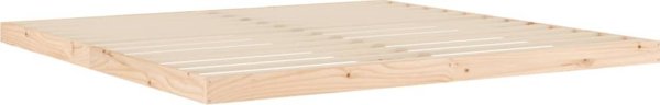 vidaXL Ράμα κρεβατιού 200 x 200 cm, μασίφ ξύλο πεύκου