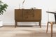 vidaXL Ντουλάπι από μασίφ πεύκο, μέλι-καφέ, 110x40x78 εκ.