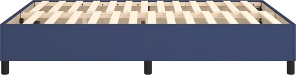 vidaXL Lokto kontynentalne niebieskie obite tkanina 140x190 cm