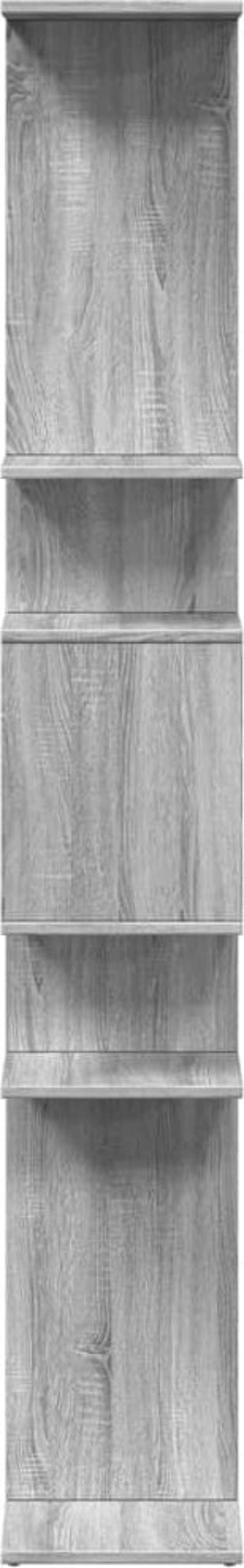 Regal szary dab sonoma 92x29x188 cm material drewnopochodny