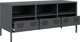 vidaXL Szafka RTV, antracyt, 101,5x39x43,5 cm, stal walcowana na zimno
