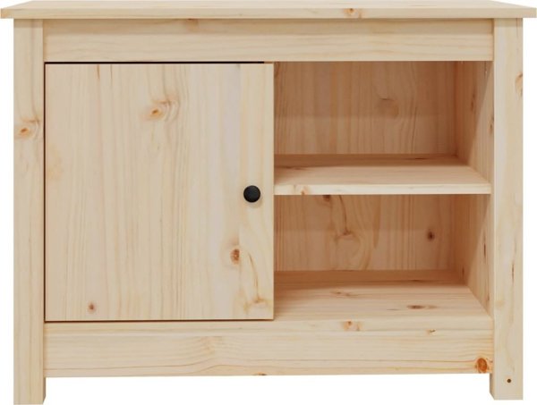 vidaXL Szafka pod telewizor, 70x36,5x52 cm, lite drewno sosnowe