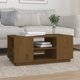 vidaXL Τραπεζάκι καφέ, μέλι καφέ, 90x49x40,5 cm, μασίφ πεύκο