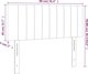 vidaXL Κεφαλάρι για κρεβάτι με LED, σκούρο μπλε, 90x5x78/88cm, βελούδο