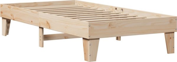 vidaXL Κορμός κρεβατιού χωρίς στρώμα 100x200 εκ. ξύλο πεύκου