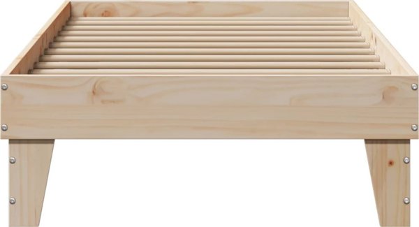 vidaXL Κορμός κρεβατιού χωρίς στρώμα 100x200 εκ. ξύλο πεύκου