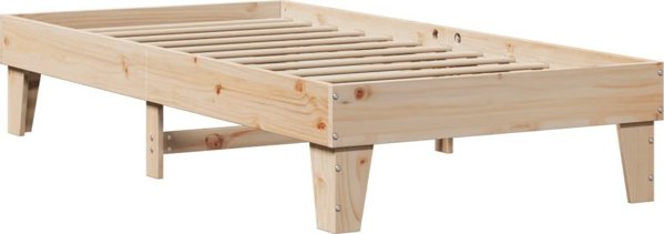 vidaXL Κορμός κρεβατιού χωρίς στρώμα 100x200 εκ. ξύλο πεύκου