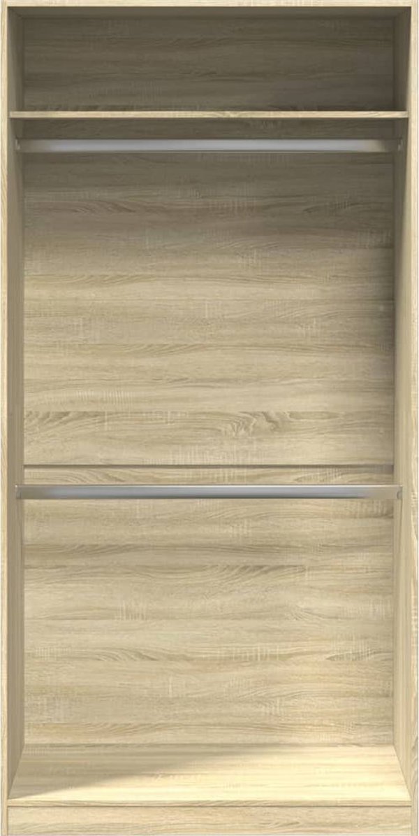 vidaXL Ντουλάπα χρώμα δρυς σονόμα 100x50x200 εκ., από ξύλινο υλικό