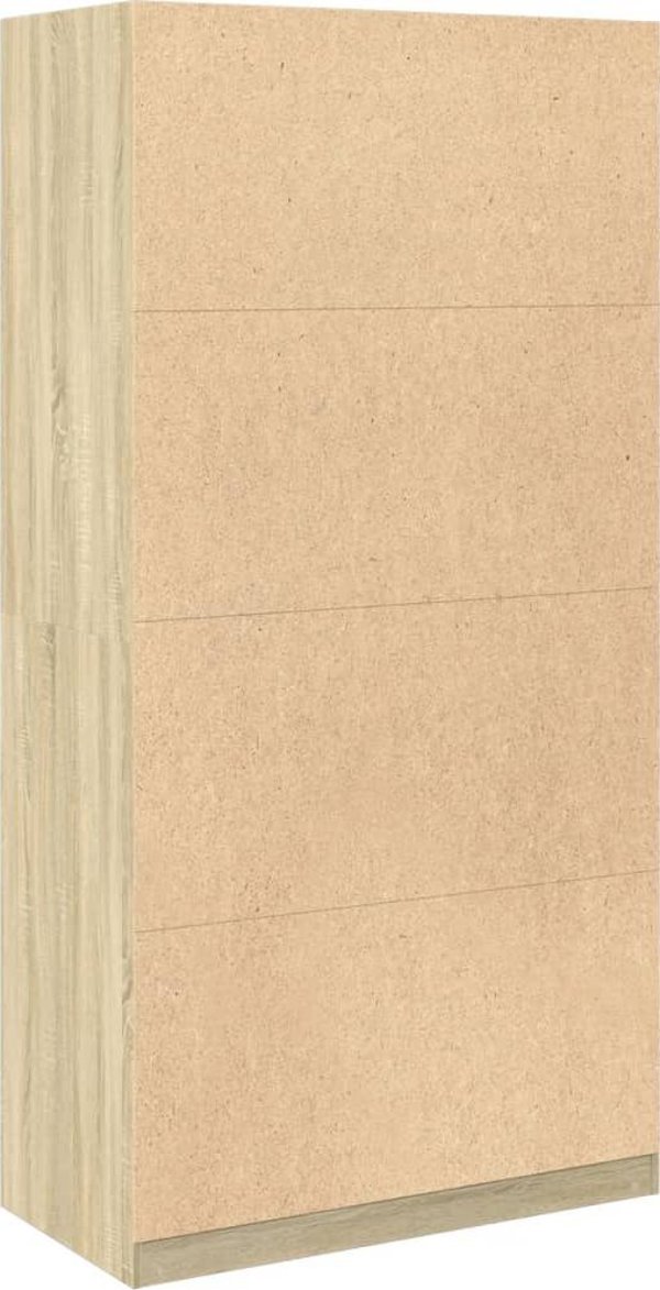 vidaXL Ντουλάπα χρώμα δρυς σονόμα 100x50x200 εκ., από ξύλινο υλικό