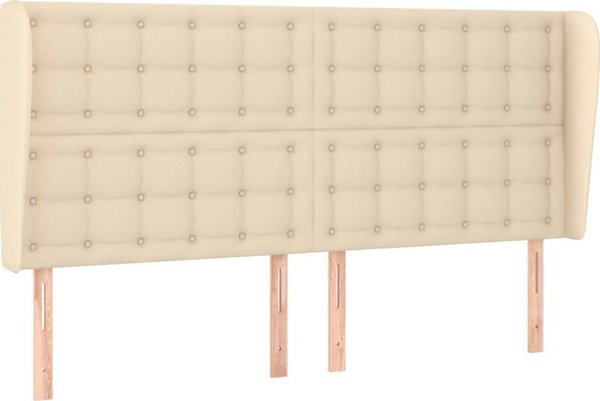 vidaXL Προσκέφαλο Uszak Εκρού 203x23x118/128 εκ. Υφασμάτινο