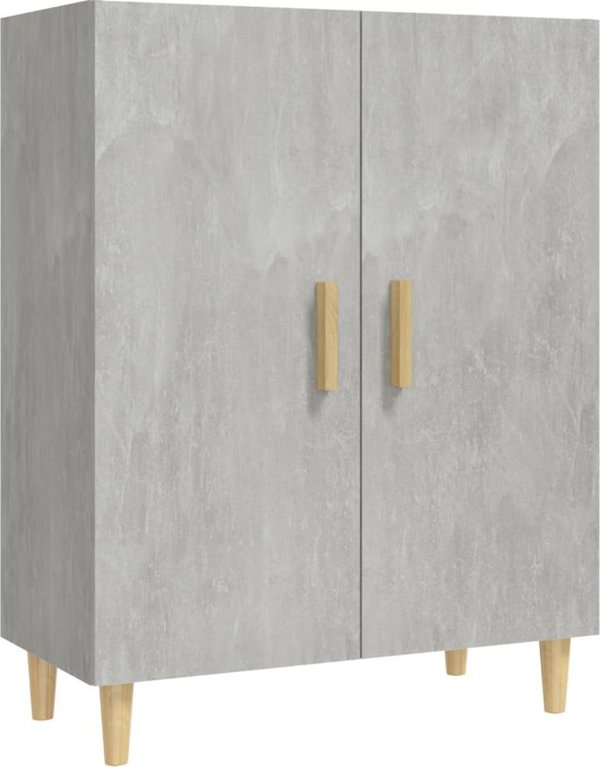 vidaXL Ντουλάπι σε χρώμα μπετό γκρι, 70x34x90 cm, κατασκευασμένο από ξυλοπολυμερές υλικό