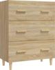 vidaXL Μπουφές Sonoma δρυός 70x34x90 εκ. υλικό ξύλου