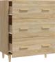 vidaXL Μπουφές Sonoma δρυός 70x34x90 εκ. υλικό ξύλου
