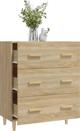 vidaXL Μπουφές Sonoma δρυός 70x34x90 εκ. υλικό ξύλου