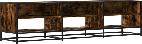 vidaXL Έπιπλο τηλεόρασης, καπνιστό δρυς, 180x40x46 εκ