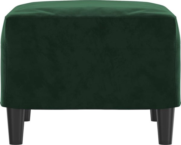 vidaXL Υποπόδιο, σκούρο πράσινο, 60x50x41 εκ, βελούδινο