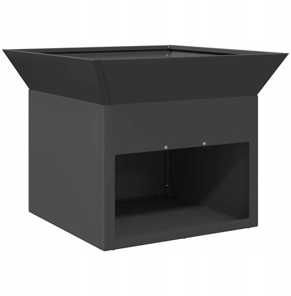 vidaXL VidaXL Kominek Czarny 50 x 50 x 40 cm Stal
