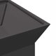 vidaXL VidaXL Kominek Czarny 50 x 50 x 40 cm Stal