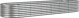 vidaXL vidaXL Donica ogrodowa, malowana proszkowo stal, 296x80x36 cm, srebrna