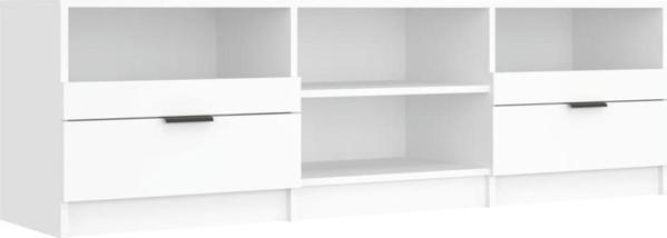 vidaXL Έπιπλο TV, λευκό, 150x33,5x45 εκ., ξυλοπαγές υλικό