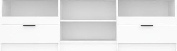 vidaXL Έπιπλο TV, λευκό, 150x33,5x45 εκ., ξυλοπαγές υλικό