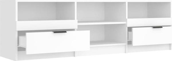 vidaXL Έπιπλο TV, λευκό, 150x33,5x45 εκ., ξυλοπαγές υλικό
