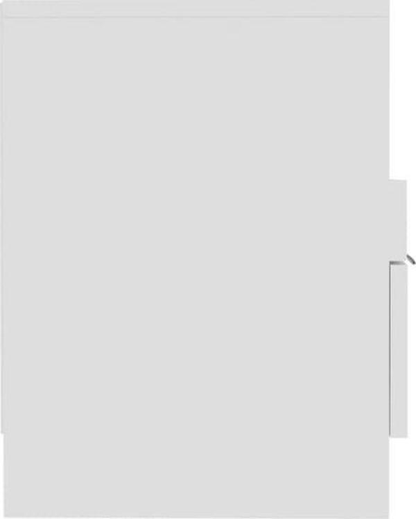 vidaXL Έπιπλο TV, λευκό, 150x33,5x45 εκ., ξυλοπαγές υλικό
