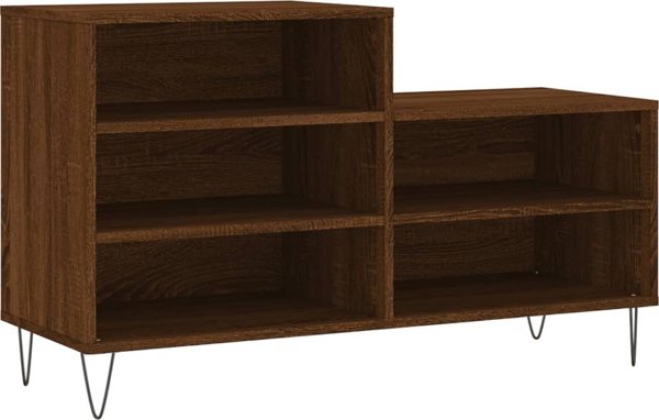 vidaXL Szafka na buty, brazowy dab, 102x36x60 cm