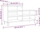 vidaXL Szafka na buty, brazowy dab, 102x36x60 cm