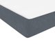 vidaXL Krebati Continental me Stroma, Skouro Gkri Veloudo, 80x210 cm