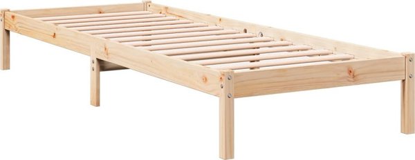vidaXL Μονό κρεβάτι χωρίς στρώμα, 90x220 εκ., από μασίφ πεύκο