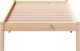 vidaXL Μονό κρεβάτι χωρίς στρώμα, 90x220 εκ., από μασίφ πεύκο
