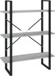 vidaXL Regal na ksiazki, szary dab sonoma, 80x30x105 cm