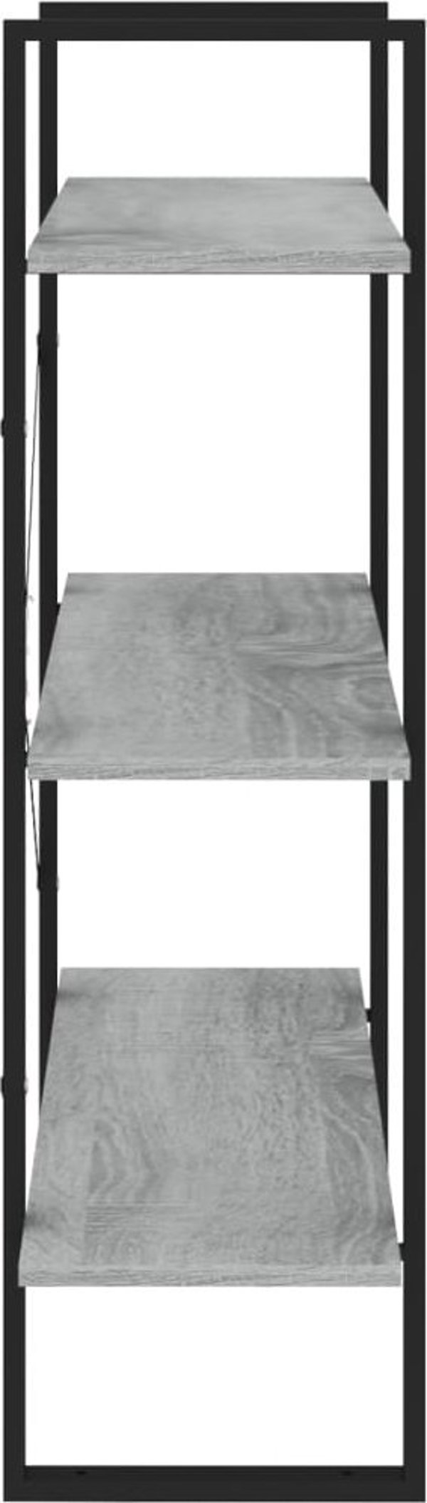 vidaXL Regal na ksiazki, szary dab sonoma, 80x30x105 cm