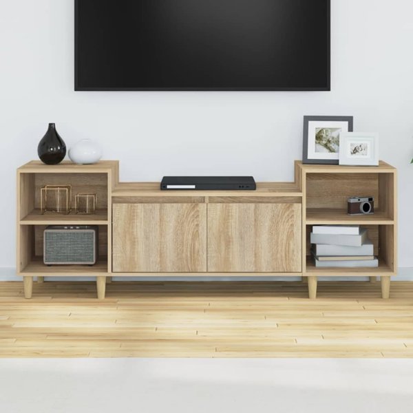 vidaXL Szafka pod telewizor, dab sonoma, 160x35x55 cm