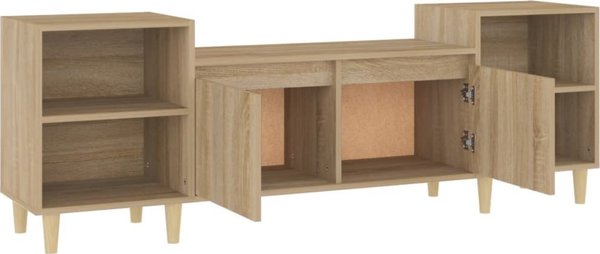 vidaXL Szafka pod telewizor, dab sonoma, 160x35x55 cm