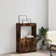 vidaXL Wysoaka szafka, przydymiony dab, 63x33x100 cm