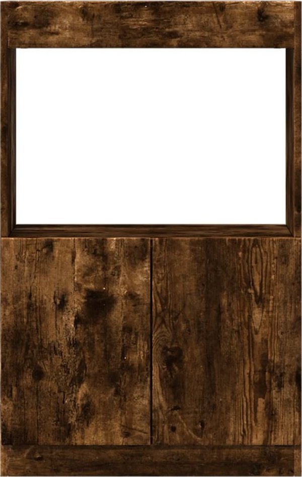 vidaXL Wysoaka szafka, przydymiony dab, 63x33x100 cm