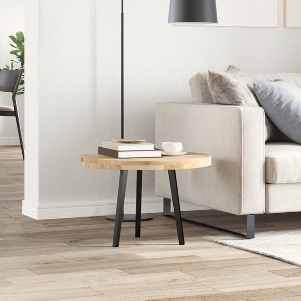 vidaXL Πλάτος Τραπεζιού, Στρογγυλό, 60x4 εκ., Μασίφ Ξύλο Ακακίας