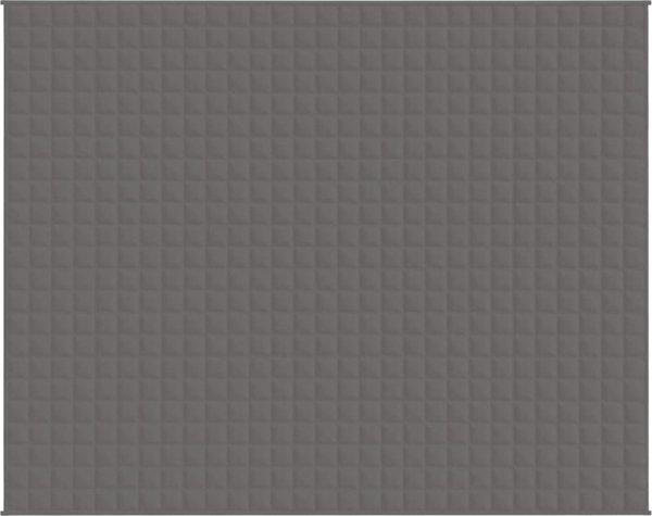 vidaXL Βάρος πάπλωμα, γκρι, 235x290 εκ., 11 κιλά, υφασμάτινο