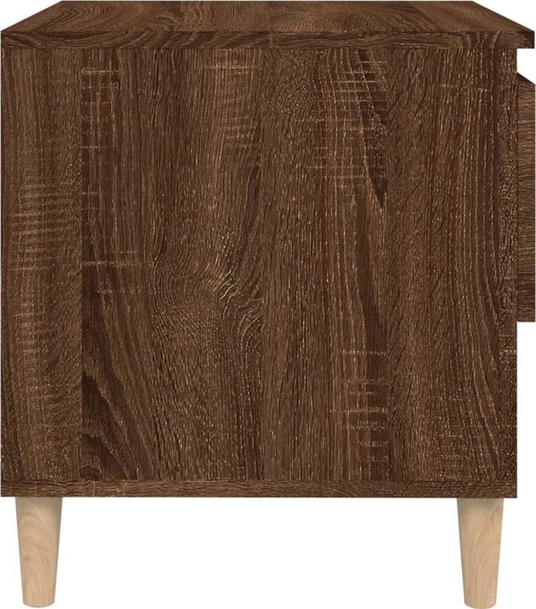 vidaXL Σετ από 2 κομοδίνα, καφέ δρυς, 50x46x50 εκ.