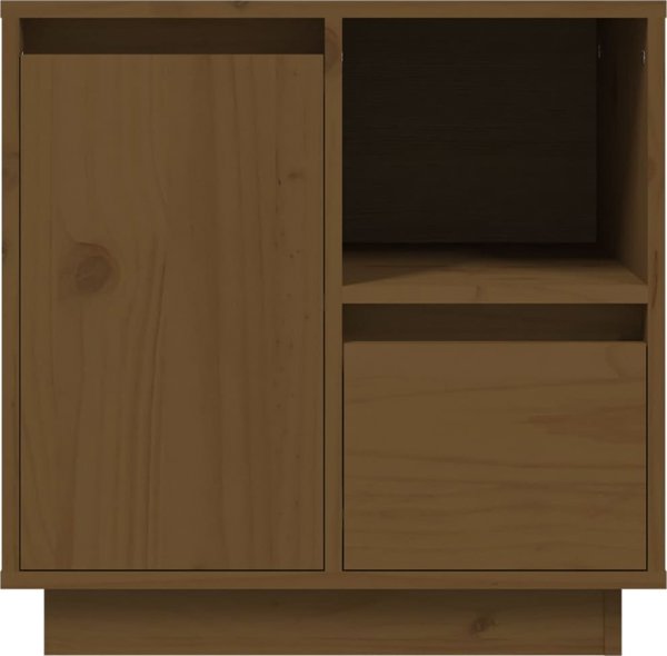 vidaXL Σετ 2 Κομοδίνα Μέλισσα Καφέ 50x34x50 cm από Πεύκο