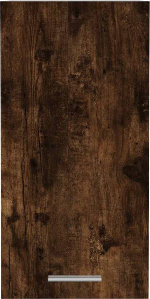 vidaXL Κρεμαστή ντουλάπα, καπνισμένη δρυς, 29,5x31x60 εκ