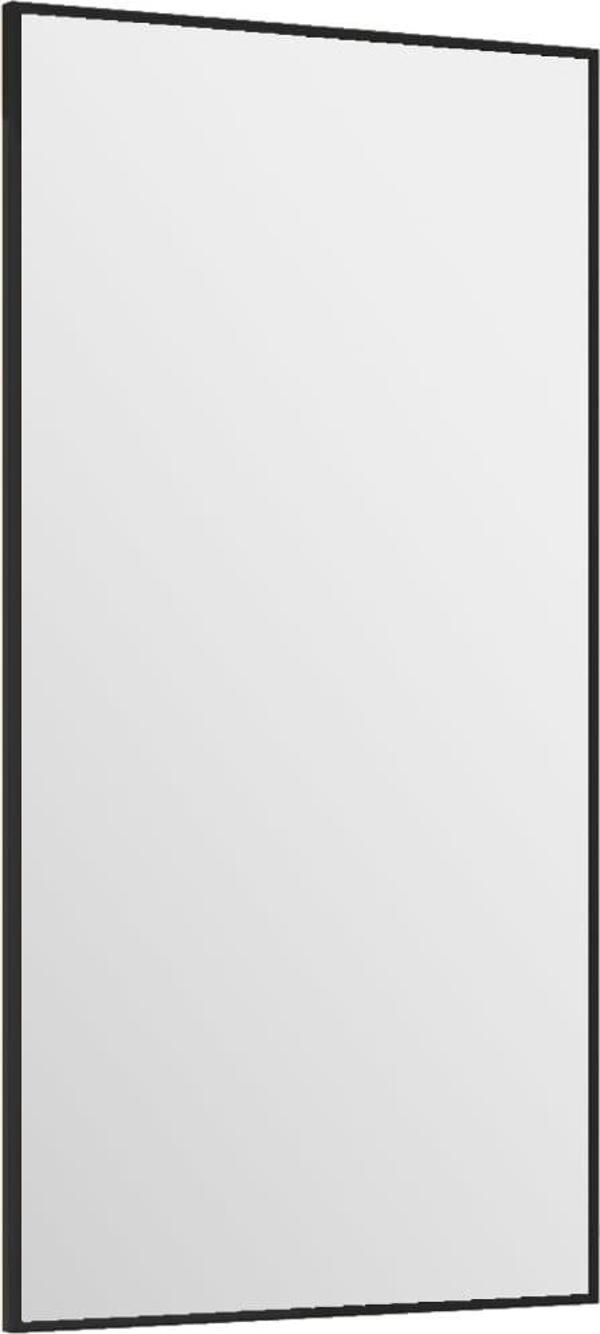 vidaXL καθρέφτης πόρτας μαύρος 30x60 cm από γυαλί και αλουμίνιο