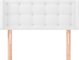 vidaXL Ζαγκλόουεκς uszak λευκός 83x16x78/88 cm, συνθετικό δέρμα