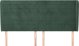 vidaXL Κεφαλάρι uszak, σκούρο πράσινο, 203x23x118/128 εκ., βελούδο
