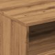 vidaXL Τραπέζι καφέ με LED φωτισμό δρυός artisan 50x49x40 εκ.