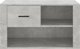 vidaXL Παπουτσοθήκη Γκρι Σκυροδέματος 80x35x45 cm